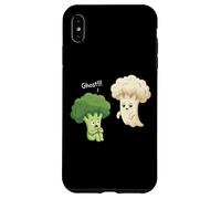 Funny Dad Jokes Pun Broccoli Sees Cauli-FOOLy Ghost Case for iPhone XS Max