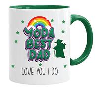 Funny Dad Mug | Yoda Best Dad | New Dad Mug | Coffee Mug for Dads | Christmas Presents for Dad from Son | Birthday Present | Secret Santa Gift | Christmas Presents | Gifts from Daughter