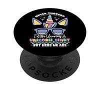 Funny Dad Never Thought Id Be Wearing This Unicorn Lover PopSockets Adhesive PopGrip