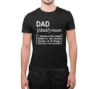 Funny Dad Noun Definition Sarcastic Daddy Tee Gift for Fathers Day Best Dad Adults Men's T-Shirt(XL, Black)
