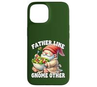 Funny Dad Saying For Men Fathers Day Gnome For Vegan Dad Case for iPhone 15