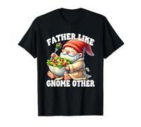 Funny Dad Saying For Men Fathers Day Gnome For Vegan Dad T-Shirt