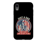 Funny Dad Saying Just Dad Always Came Back With The Milk Case for iPhone XR