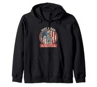 Funny Dad Saying Just Dad Always Came Back With The Milk Zip Hoodie