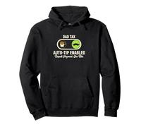 Funny Dad Tax Auto-Tip Enabled One Bite Humor for Dad Pullover Hoodie