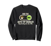 Funny Dad Tax Auto-Tip Enabled One Bite Humor for Dad Sweatshirt