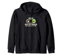 Funny Dad Tax Auto-Tip Enabled One Bite Humor for Dad Zip Hoodie