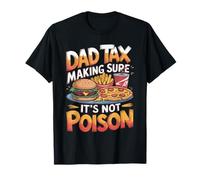 Funny Dad Tax Retro Food Design T-Shirt