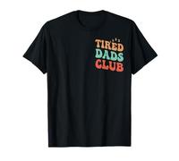 Funny Dad Tired Dads Club Play Cars on Dad's Back Humour T-Shirt