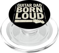 Funny Dad Vintage Papa Rock Metal Guitar Loud Music Gift PopSockets PopGrip for MagSafe