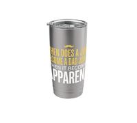 Funny Daddy Puns When Does A Joke Become A Dad Joke Stainless Steel Insulated Tumbler