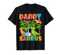 Funny Daddysaurus T Rex Dinosaur Dad Daddy Saurus T-Shirt