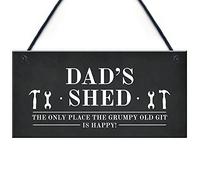 Funny Dads Shed Sign Hanging Garden Man Cave Plaque Fathers Day Gift For Him