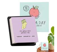Funny Daily Desk Calendar 2025 | A Pun A Day 2025 Calendar | 2025 Daily Calendar Page A Day | Joke Calendar - Fun Calendar | Dad Jokes Calendar With Tear Off Pages And Daily Puns