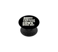Funny Dairy Cow Farming Humor PopSockets Adhesive PopGrip