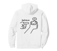 Funny Dalmatian Dog Behave No Stubborn Meme Cartoon Pullover Hoodie