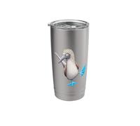 Funny Dancing Bird Blue Footed Boobies Stainless Steel Insulated Tumbler