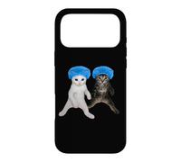 Funny Dancing Cats in Shower Caps Cute Kitties Case for iPhone 17 Pro Max