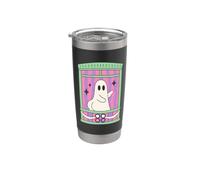Funny Dancing Ghost Humor Cheeky Butt Joke Paranormal Comedy Stainless Steel Insulated Tumbler