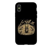 Funny Dancing Insects Circle Bugs Entomology Visual Artworks Case for iPhone X/XS