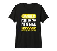 Funny Danger Grumpy Old Man Sarcastic Premium T-Shirt