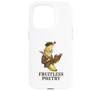 Funny Dark Academia Banana Poet English Teacher Writer Gift Case for iPhone 15 Pro