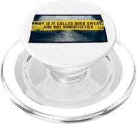 Funny Dark Road Optical Illusion Boob Sweat Humidititties PopSockets PopGrip for MagSafe