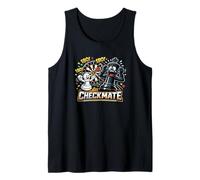 Funny Darts Chess Player 180 Checkmate Pawn Design Tank Top