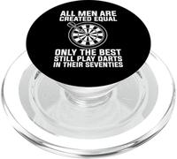 Funny Darts Dad 70th Birthday Fathers Day Player PopSockets PopGrip for MagSafe