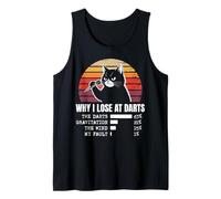 Funny Darts Player Bar League Why I Lose at Darts Tank Top