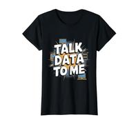 Funny Data Analyst Data Analytics Value Graphic T-Shirt, Women, Black, S