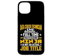 Funny Data Center Technician Technologist Engineer Job Title Case for iPhone 15 Plus