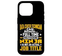 Funny Data Center Technician Technologist Engineer Job Title Case for iPhone 16 Pro