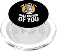 Funny Data Driven Coffee Cat Saying PopSockets PopGrip for MagSafe