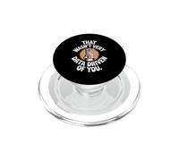 Funny Data Driven Saying Cat Coffee Lover Humor PopSockets PopGrip for MagSafe