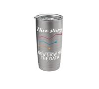 Funny Data Science Researcher Saying Scientist Analyst Stainless Steel Insulated Tumbler