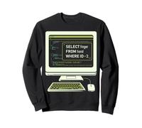 Funny Database SQL Query Computer Code for Database Admins Sweatshirt
