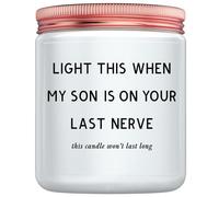 Funny Daughter in Law Gifts from Mother in Law - Unique Birthday Christmas Mothers Day Gifts for Daughter in Law Adult- Favorite Future Bonus Daughter-in-Law Wedding Day Candle Gift