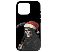Funny Deadly Christmas Look with this Grim Reaper Costume Case for iPhone 16 Pro