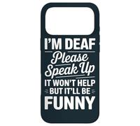 Funny Deaf Community Speak Up ASL Case for iPhone 17 Pro Max