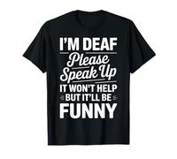 Funny Deaf Community Speak Up ASL T-Shirt