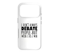 Funny Debate Team Winner Case for iPhone 17 Pro
