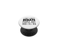 Funny Debate Team Winner PopSockets Adhesive PopGrip
