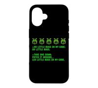 Funny Debugging Programming Coding Coder 99 Bugs In My Code Case for iPhone 16