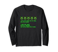Funny Debugging Programming Coding Coder 99 Bugs in My Code Long Sleeve T-Shirt