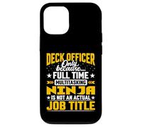 Funny Deck Officer Job Title Case for iPhone 12/12 Pro
