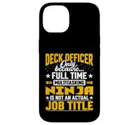 Funny Deck Officer Job Title Case for iPhone 14