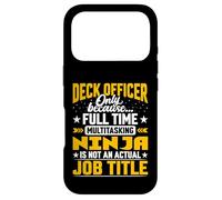 Funny Deck Officer Job Title Case for iPhone 17 Pro