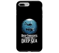 Funny Deep Thoughts From The Deep Sea Oceanographer Diver Case for iPhone 7 Plus/8 Plus