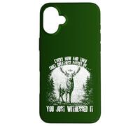 Funny Deer Every Now and Then Quiet Greatness Passes By Stag Case for iPhone 16 Plus
